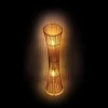 Floor lamp Gion Inart E27 bamboo in natural color D29.5x118cm
