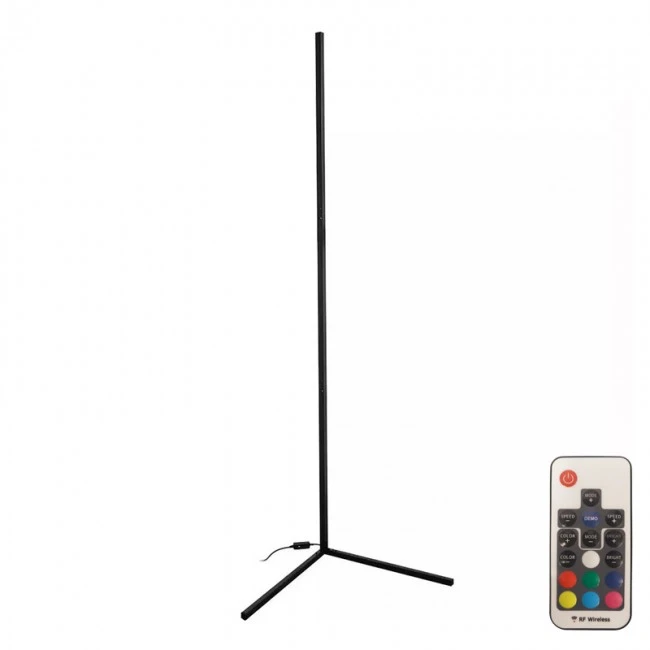 Floor light Nanek pakoworld led metal in black color 30x30x120cm