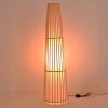 Floor lamp Nanto Inart E27 bamboo in natural color D29χ120cm