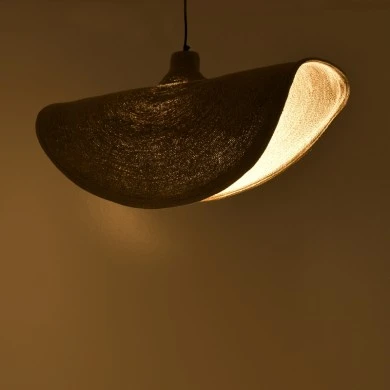 Ceiling lamp Acfen I Inart matting in a natural shade D90x80cm