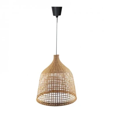 Ceiling light Axien Inart E27  bamboo in natural colorD42χ48cm