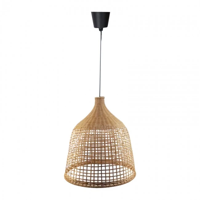 Ceiling light Axien Inart E27  bamboo in natural colorD42χ48cm