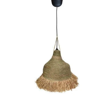 Boher Inart seagrass ceiling light in a natural shade Φ60x99cm