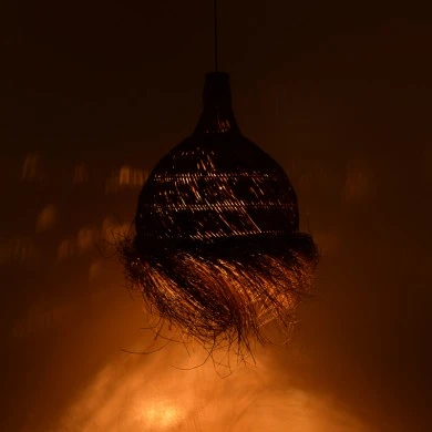 Ceiling lamp Cazin I Inart mendong in natural shade D80x85cm