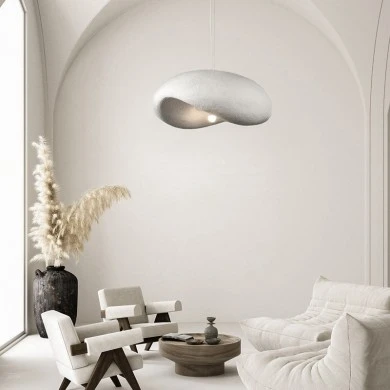 Ceiling lamp Ferecon pakoworld E27 white ps D45x25cm