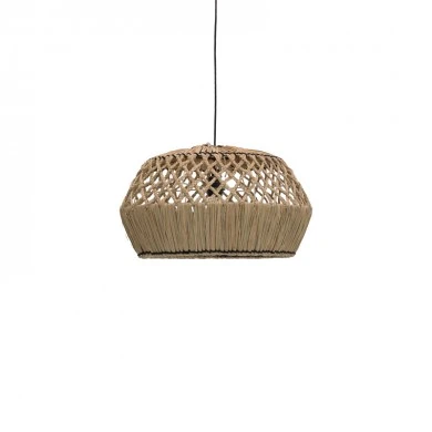 Fose Inart mendong ceiling lamp in natural shade D50x27cm