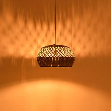 Fose Inart mendong ceiling lamp in natural shade D50x27cm