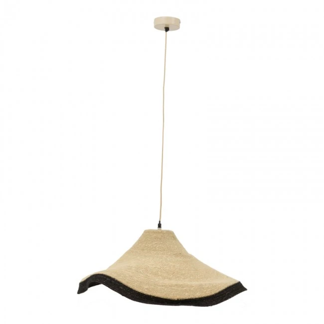Ceiling lamp Hatty Inart E27 natural D60x115cm