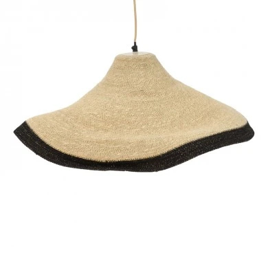 Ceiling lamp Hatty Inart E27 natural D60x115cm