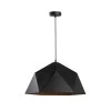 Ceiling lamp Hazmi pakoworld black-gold metal D38x20cm