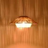 Ceiling light Jarpie Inart E27 rope in natural color D49.5χ20cm