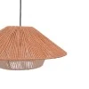 Ceiling light Jarpie Inart E27 rope in natural color D49.5χ20cm