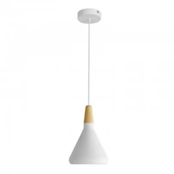 Ceiling lamp Jedren pakoworld white metal D18x27cm Ceiling lamp Jedren pakoworld white metal D18x27cm