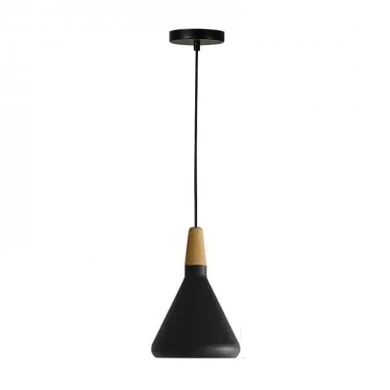 Ceiling lamp Jedren pakoworld black metal D18x27cm