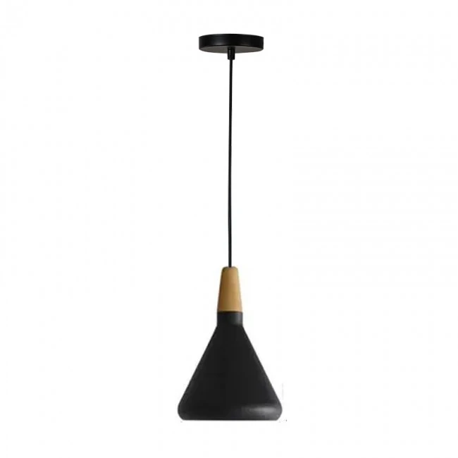 Ceiling lamp Jedren pakoworld black metal D18x27cm