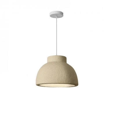 Ceiling lamp Jenila pakoworld E27 beige ps D30x20cm