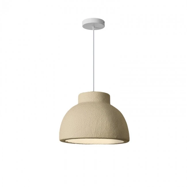 Ceiling lamp Jenila pakoworld E27 beige ps D30x20cm