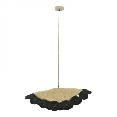 Ceiling lamp Kono Inart natural-black D70x100cm