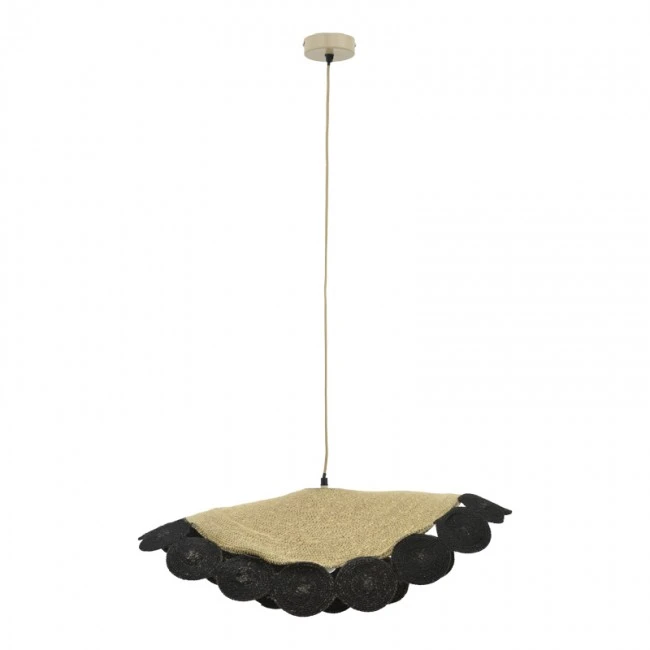 Ceiling lamp Kono Inart natural-black D70x100cm