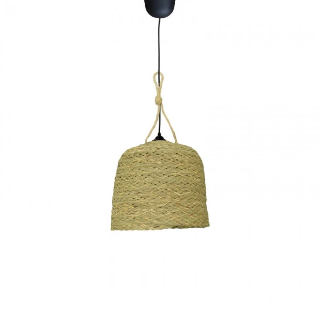 Lamper Inart natural wicker ceiling light D30x82cm