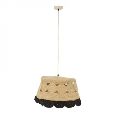 Ceiling lamp Lozir Inart E27 natural D60x110cm