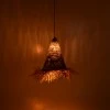 Malan Inart jute ceiling lamp in natural shade D35x40cm