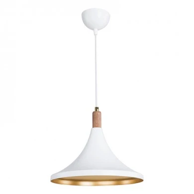 Ceiling light Keen pakoworld Ε27 white-natural D29.5x70cm