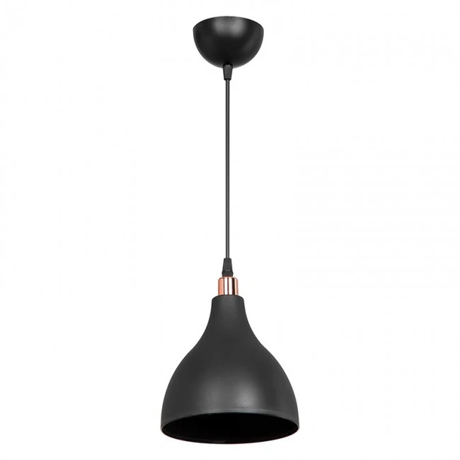 Ceiling light Lofty pakoworld Ε27 black D18x56cm