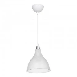 Ceiling light Orazio pakoworld Ε27 clear-white D18.5x56cm