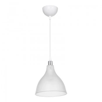 Ceiling light Orazio pakoworld Ε27 clear-white D18.5x56cm