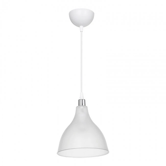 Ceiling light Orazio pakoworld Ε27 clear-white D18.5x56cm