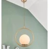 Ceiling light PWL-1193 pakoworld Ε27 golden D26x75cm