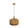Siang pakoworld single-light ceiling lamp, metal-rope in natural shade, Φ25x20cm