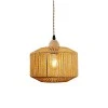 Siang pakoworld single-light ceiling lamp, metal-rope in natural shade, Φ25x20cm
