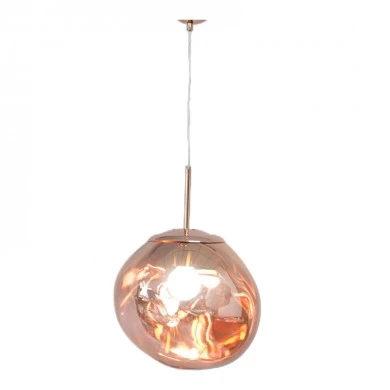 Ceiling light Umuco pakoworld E27 in copper color D38x60cm