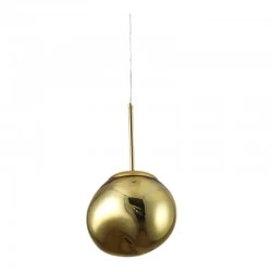 Ceiling light Umuco pakoworld E27 in gold color D38x60cm Ceiling light Umuco pakoworld E27 in gold color D38x60cm