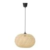 Ceiling light Universe Inart E27 natural bamboo D38χ31cm