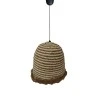 Nolie Inart natural wicker ceiling light D40x99cm