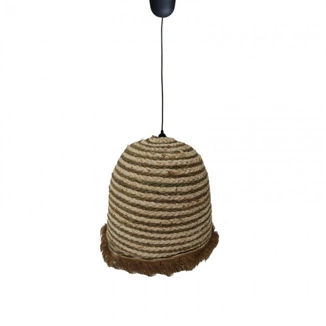 Nolie Inart natural wicker ceiling light D40x99cm