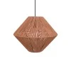 Ceiling light Palmo Inart E27 rope in natural color D40x32cm