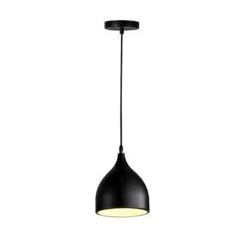 Ceiling lamp Perce pakoworld black metal D17x20cm