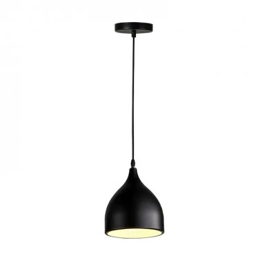 Ceiling lamp Perce pakoworld black metal D17x20cm