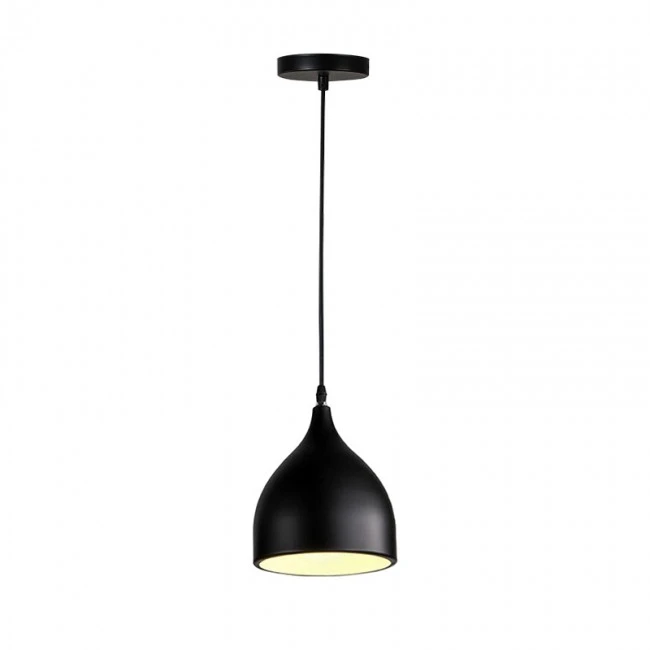 Ceiling lamp Perce pakoworld black metal D17x20cm