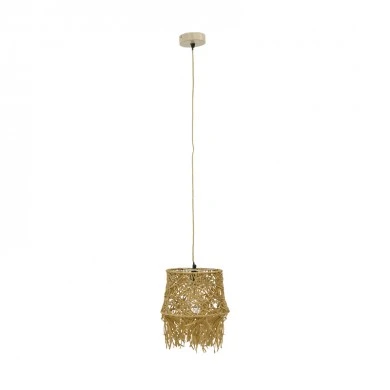 Ceiling lamp Rapom Inart E27 natural D25x95cm