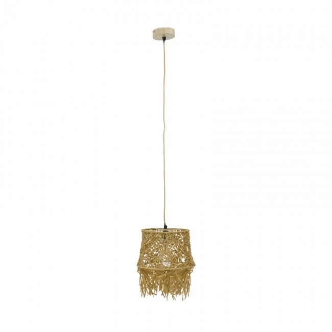 Ceiling lamp Rapom Inart E27 natural D25x95cm