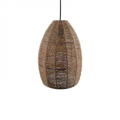 Ceiling light Ropal Inart E27 rope in natural color D29x40cm