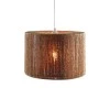 Ceiling light Sento Inart E27 rope in natural color D40χ20cm