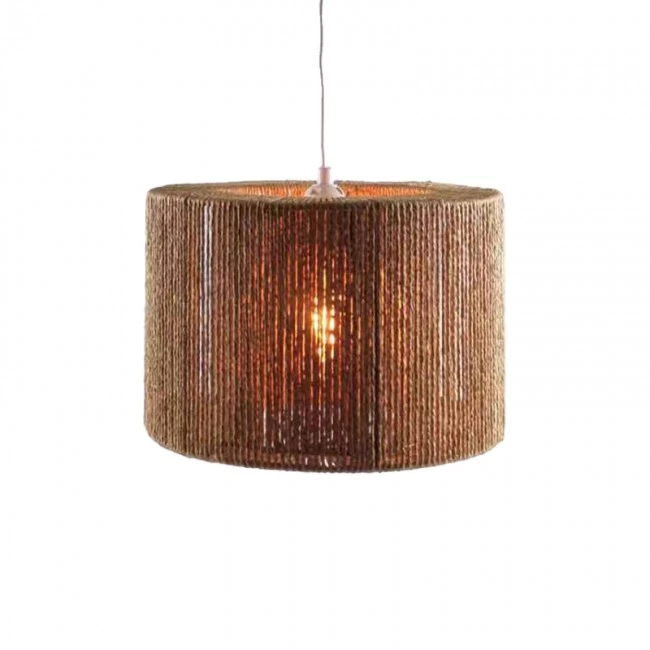 Ceiling light Sento Inart E27 rope in natural color D40χ20cm