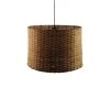 Ceiling light Siwel Inart E27 bamboo in brown color D40χ27cm