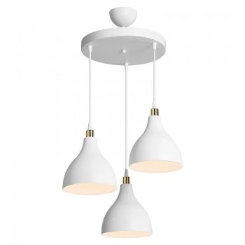 Ceiling light Lofty pakoworld Ε27 white D40x80cm